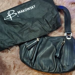 B. makowsky genuine leather purse.
